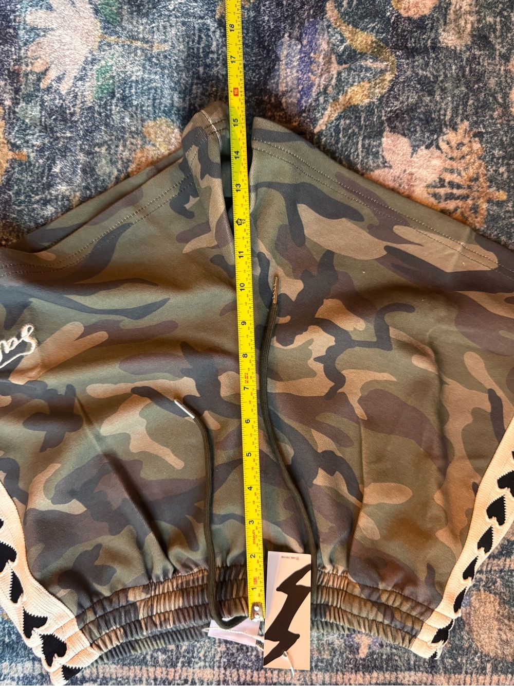NWT Sabbi the Raving Hearts Mini Shorts in Camoflauge - Picture 8 of 11